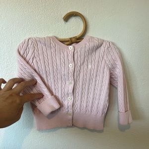 Ralph Lauren pink cardigan